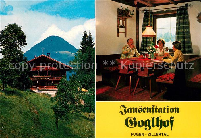 Fuegen Jausenstation Goglhof Gaststube