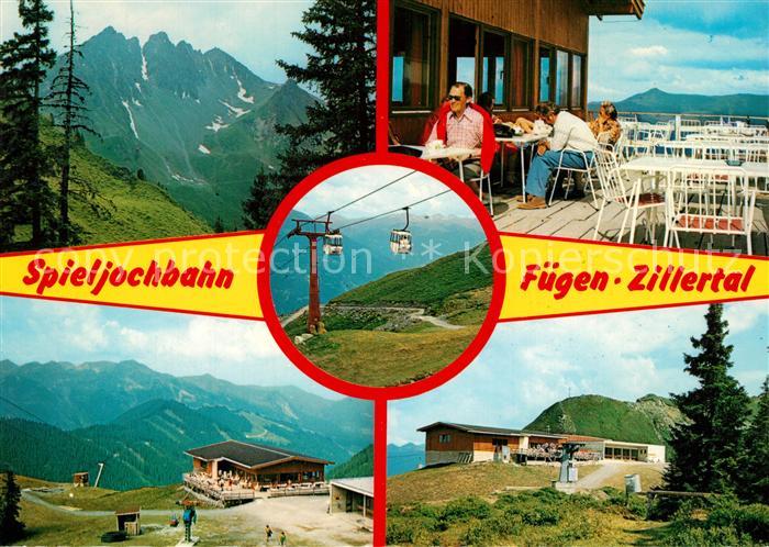 Fuegen Spieljochbahn Bergbahn Berggaststaette Alpenpanorama