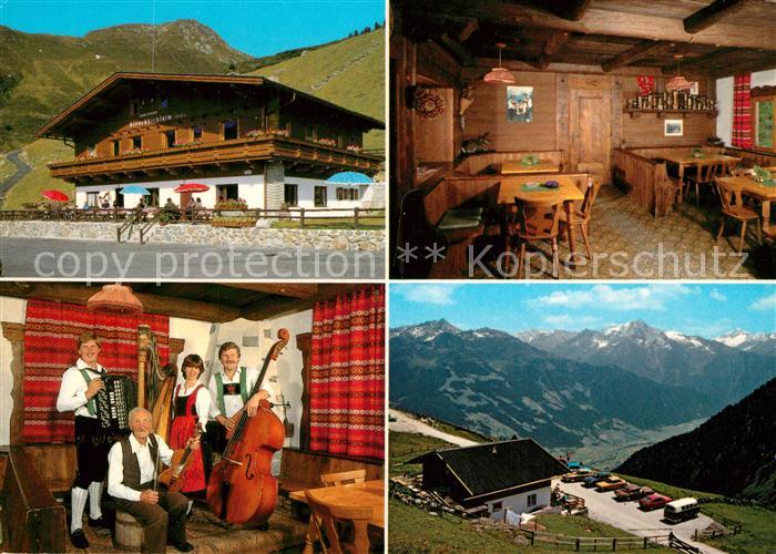 Hippach Alpengasthof Hirschbichlalm Hausmusik Alpenpanorama Zillertaler Alpen