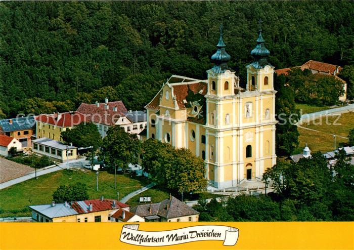 Maria Dreieichen Basilika 18. Jhdt. Fliegeraufnahme