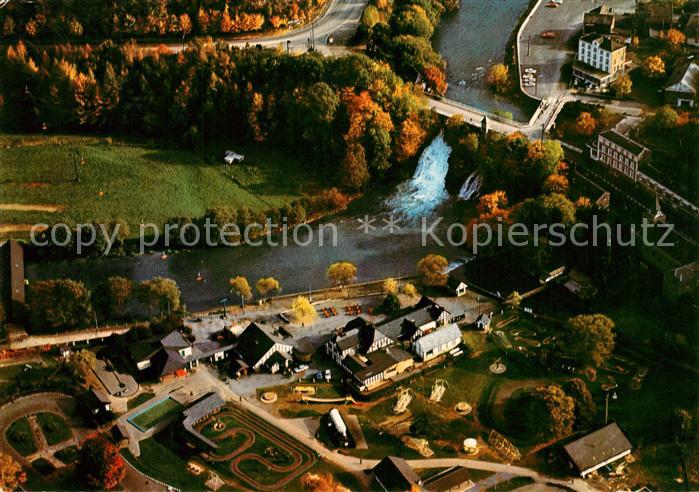 Coo Stavelot Les Cascades Wasserfaelle Fliegeraufnahme
