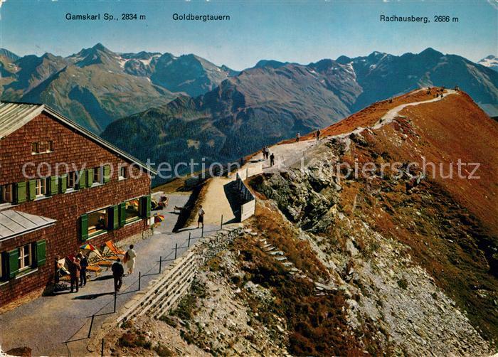 Bad Gastein Berghotel Stubnerkogel im Hintergrund Goldbergtauern