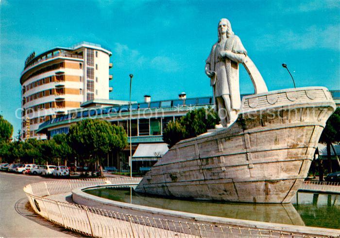 Abano Terme Zona Residenziale Monumento a Cristoforo Colombo ed Hotel Ambassador