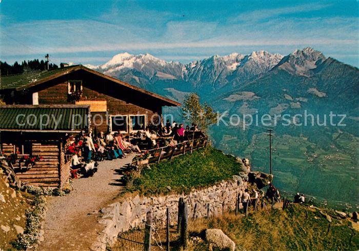 Muthoefe Dorf Tirol Gasthof Steinegg Panorama Naturpark Texelgruppe