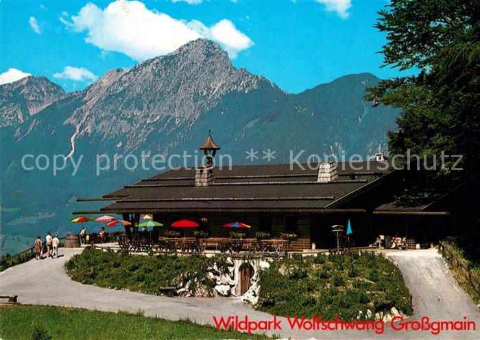 Grossgmain Restaurant Wolfschwang mit Wildpark Alpenblick