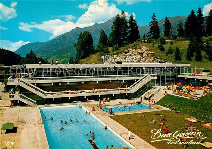 Bad Gastein Freibad Felsen Thermalhallenbad