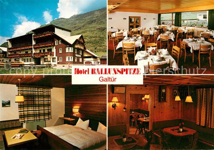 Galtuer Tirol Hotel Ballunspitze Restaurant Fremdenzimmer