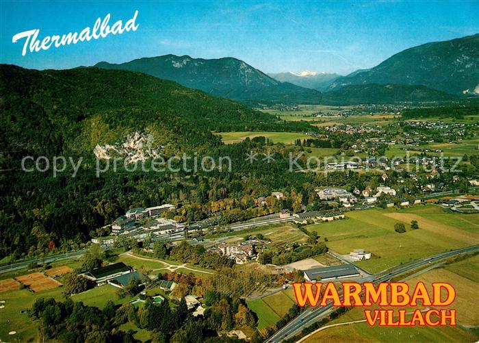 Warmbad Villach Thermalbad Fliegeraufnahme