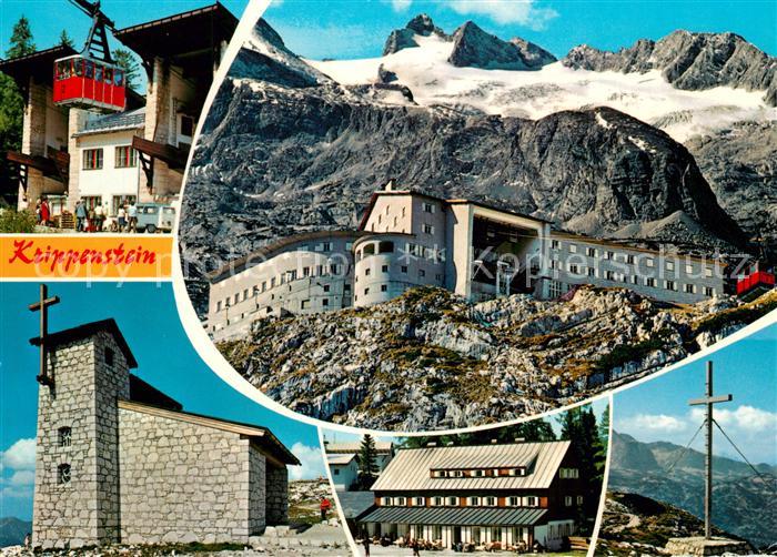 Ramsau Dachstein Steiermark Berghotel Krippenstein mit Hohem Dachstein Bergbahn