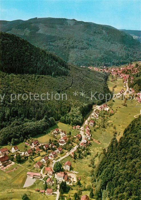 Bad Herrenalb Fliegeraufnahme mit Gaistal