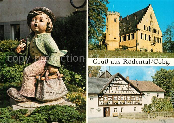 Roedental Entstehungsort der Hummelfiguren Wanderbursch Schloss-Rosenau Happachs