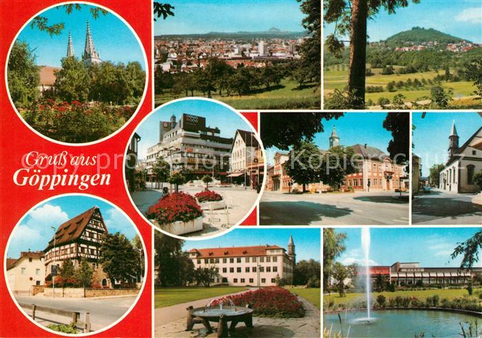 Goeppingen Fachwerk Kirche Hohenstaufenstadt