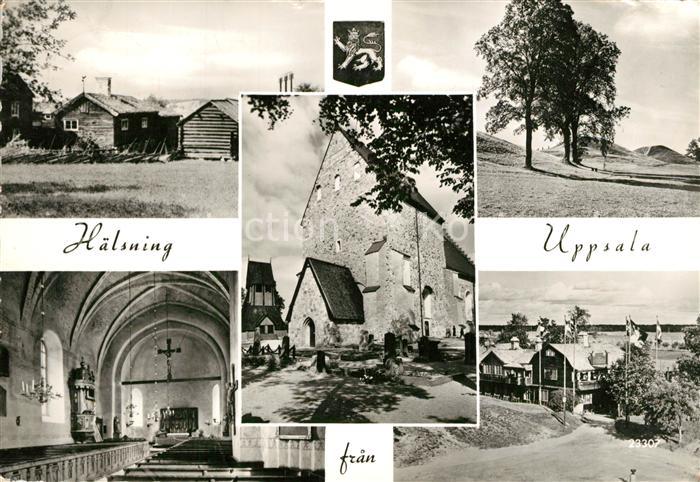 Uppsala Kirche Holzhaeuser