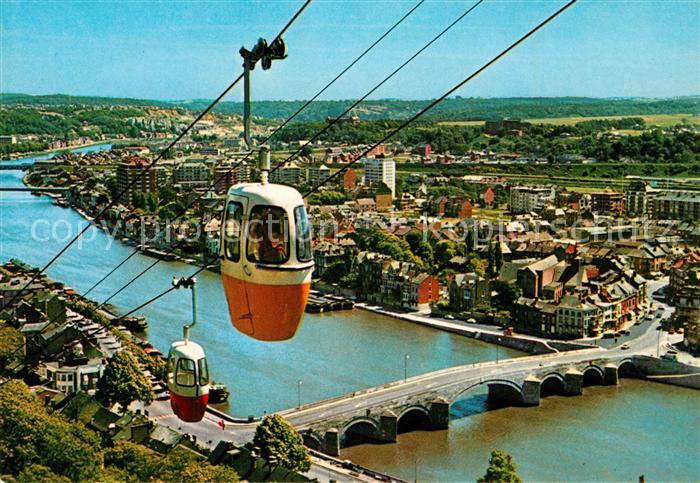 Namur Wallonie Teleferique et Pont de Jambes