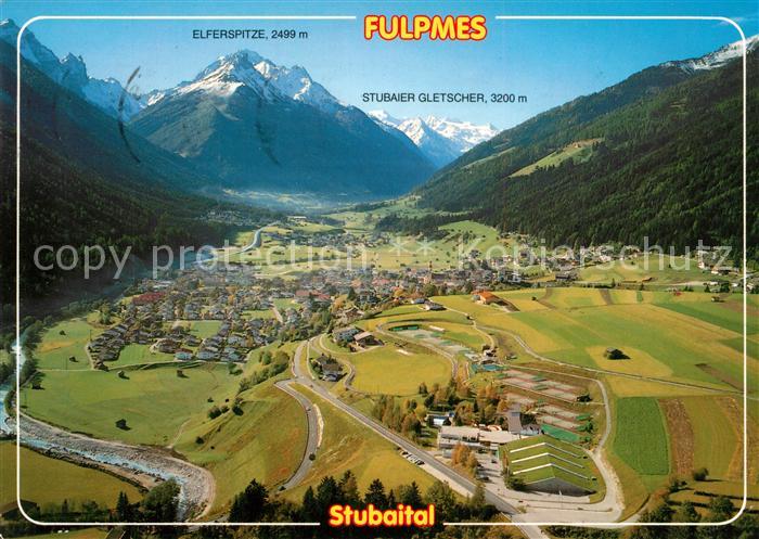 Fulpmes Tirol Fliegeraufnahme Stubaital Zuckerhuetl