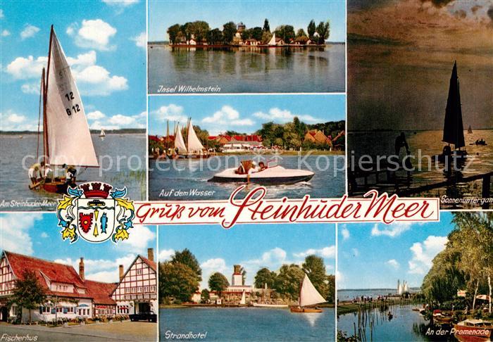 Steinhuder Meer Insel-Wilhelmstein Fischerhus Strandhotel Promenade