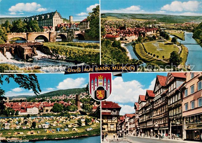 Hann. Muenden Fliegeraufnahme Camping Lange-Strasse