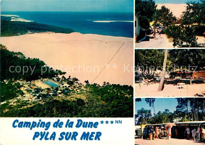Pyla sur Mer Fliegeraufnahme Camping de la Dune