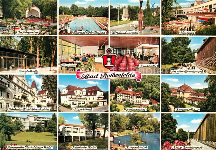 Bad Rothenfelde Kurgebiet Gradierwerk Sanatorium Teutoburger Wald