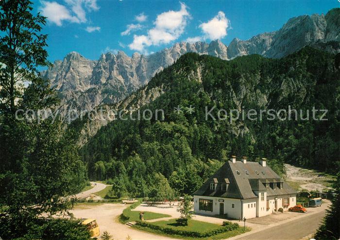 Johnsbach Steiermark Alpengasthof Zur Bachbruecke im Gesaeuse