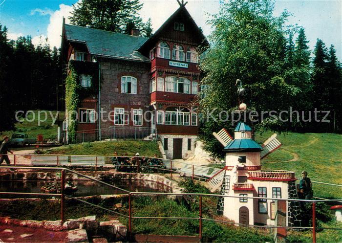 Karpacz Dom Haus mit Windmuehle