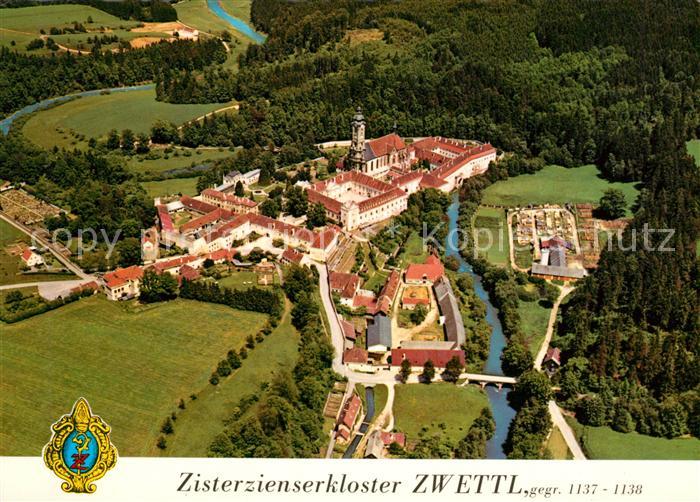 Zwettl Rodl Fliegeraufnahme Zisterzienserkloster Zwettl
