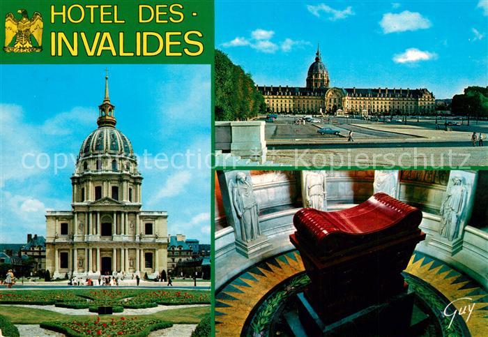 Paris Hotel des Invalides Eglise du Dome Esplanade Tombeau de S.M. Napoleon ler.