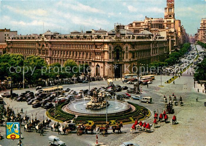 Madrid Spain Cibeles et Calle de Alcalo