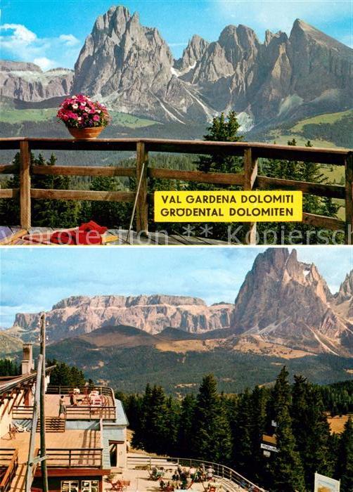 Val Gardena Groedental Dolomiten Seiser-Alpe Langkofelgruppe