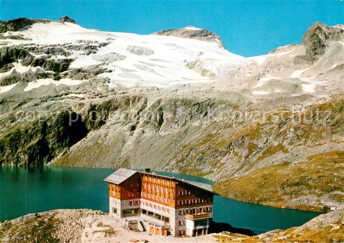 Rudolfshuette Weisssee am Weisssee im Stubachtal mit Granatspitze