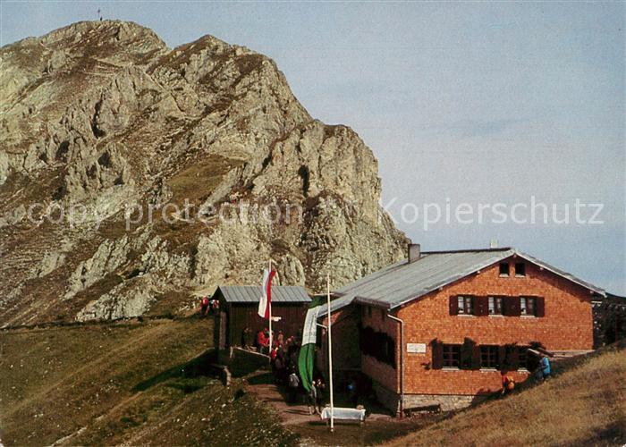 St Anton Arlberg Noerdlingerhuette mit Reitherspitze