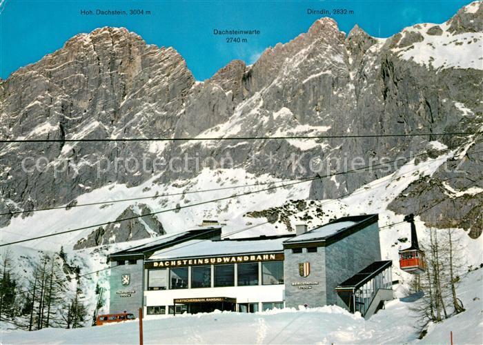 Ramsau Dachstein Steiermark Talstation der Dachsteinsuedwandbahn