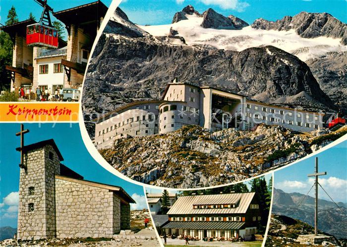 Krippenstein Berghotel mit Hohem-Dachstein Hallstaetter-See Krippensteinkapelle
