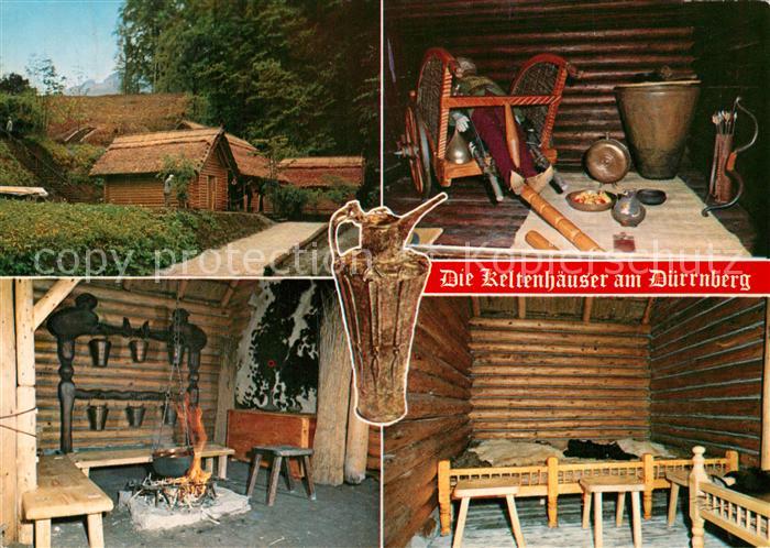 Duerrnberg Hallein Keltenhaeuser