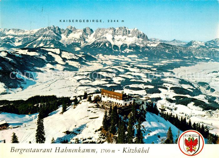 Kitzbuehel Tirol Bergrestaurant Hahnenkamm Fliegeraufnahme
