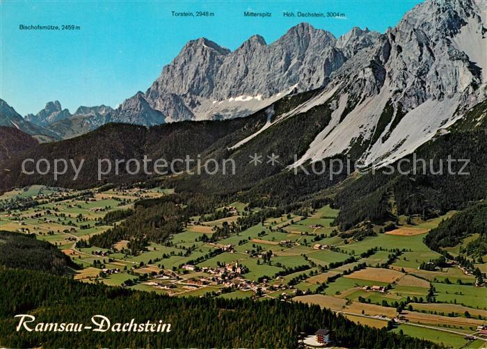 Ramsau Dachstein Steiermark Fliegeraufnahme Hochplateau