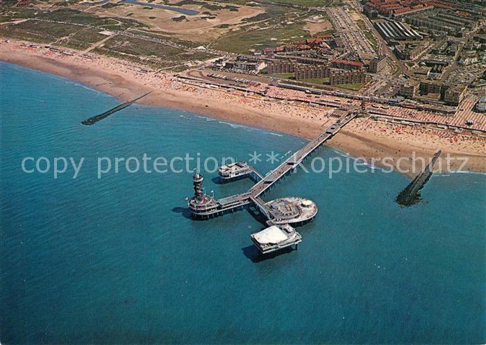 Scheveningen Fliegeraufnahme Pier Strand