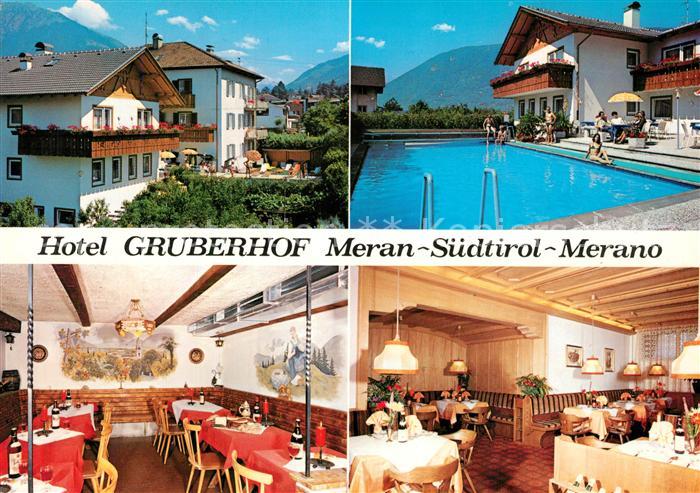 Meran Merano Hotel Gruberhof Gastraeume Swimmingpool