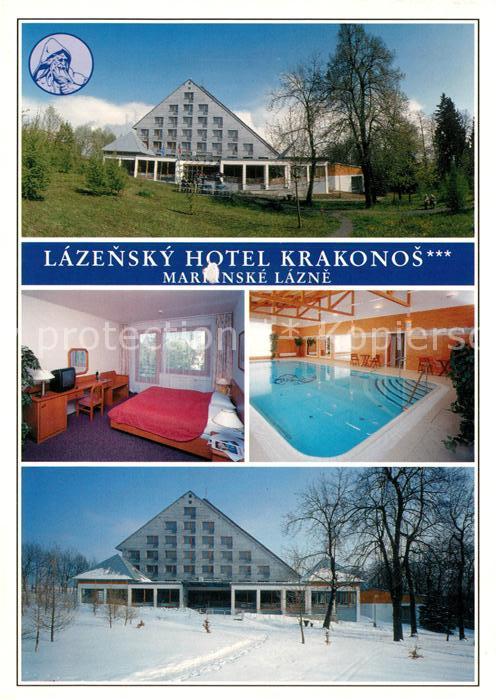 Marianske Lazne Lazensky Hotel Krakonos Zimmer Swimmingpool