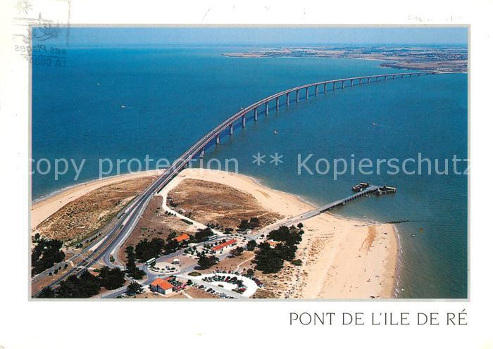 Ile de Re Pont de Ile de Re Fliegeraufnahme