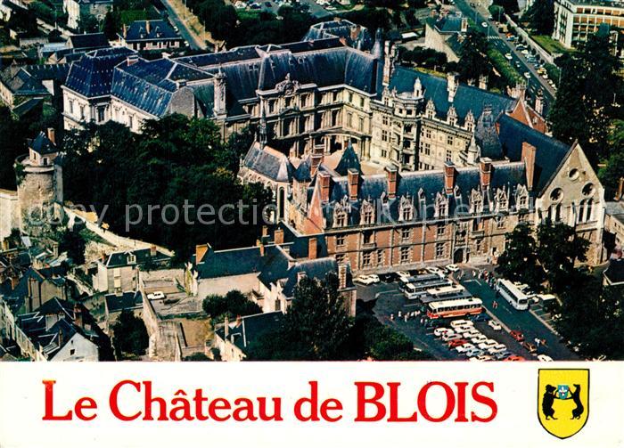 Blois 41 Vue aerienne Le Chateau