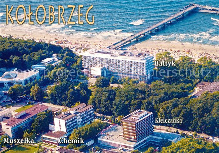 Kolobrzeg Polen Muszelka Chemik Baltyk Kielczanka Fliegeraufnahme