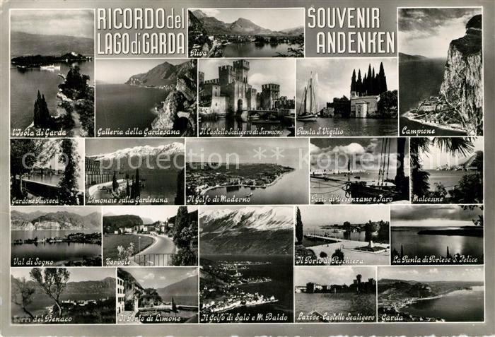 Lago di Garda Schloesser Burgen Orte rund um den Gardasee