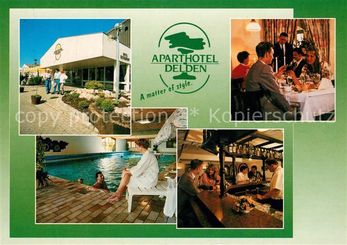 Delden Aparthotel Delden Gastraum Bar Swimmingpool