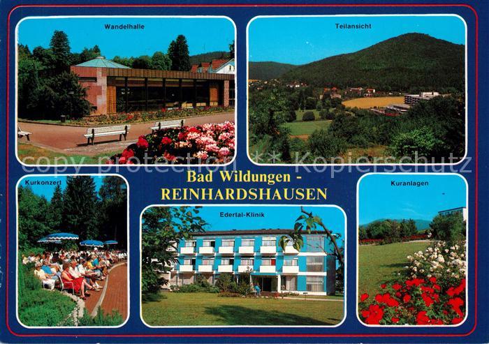 Reinhardshausen Wandelhalle Teilansicht Kurkonzert Edertal Klinik Kuranlagen