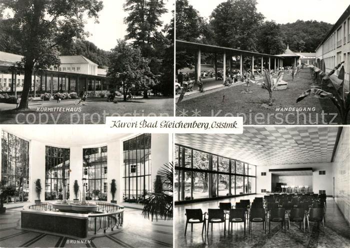 Bad Gleichenberg Kurmittelhaus Wandelgang Brunnen Halle