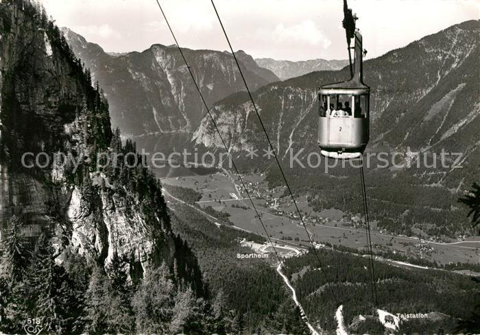 Obertraun Dachstein Seilbahn Riesen Eishoehlen Hallstaetter See