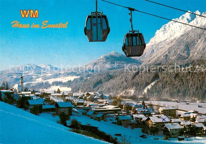 Haus Ennstal Hauser Kaibling WM Strecke Neue Gondelseilbahn