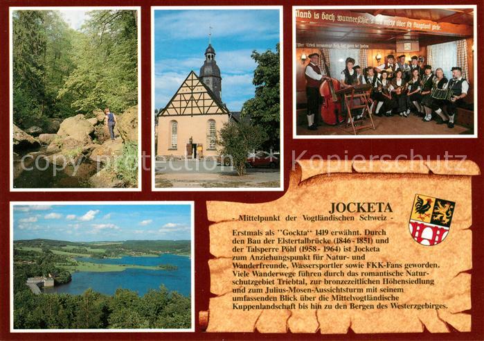 Jocketa Triebtal Kirche De Gockeschen Talsperre Poehl