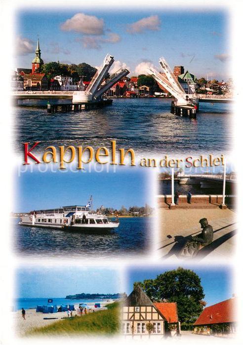 Kappeln Schlei Hebebruecke Faehrschiff Denkmal